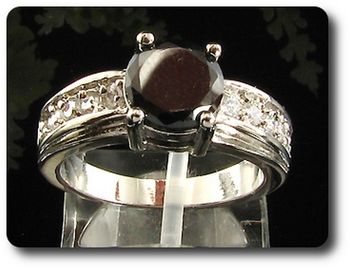 BAGUE SAPHIR NOIR