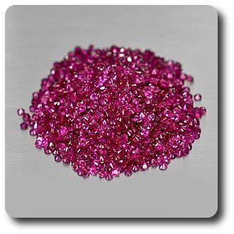 2000.00 cts LOT DE 50 000 RUBIS . 1,9 MM . VS1 . Non Chauffé