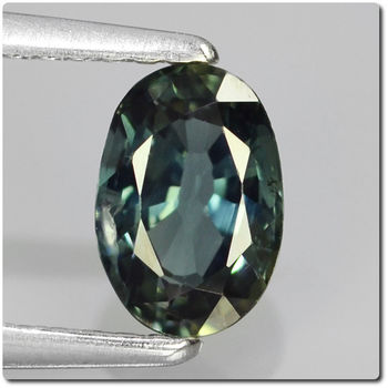 0.89 CT. GREEN BLUE SAPPHIRE. SI1