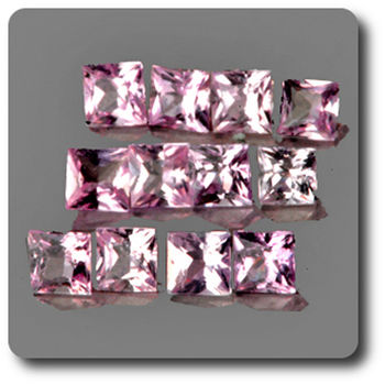 0.10 CT. PINK SAPPHIRE . 2,40 MM. IF - VVS1 ( 1 piece )