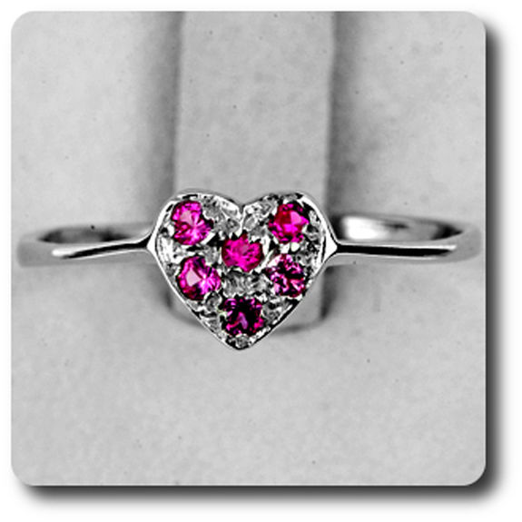 BAGUE SAPHIR ROSE