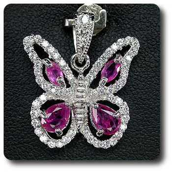PENDENTIF  RUBIS