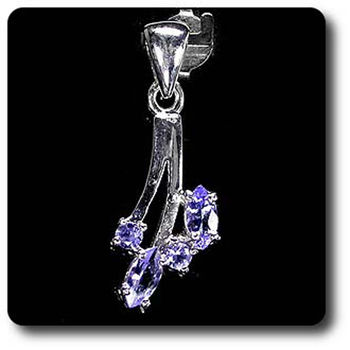 PENDENTIF TANZANITE