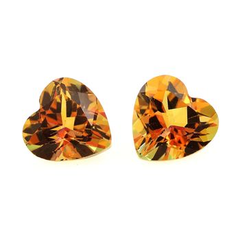 3.23 cts LOT DE 2 TOPAZE CREPUSCULE ( AZOTIQUE ) . IF