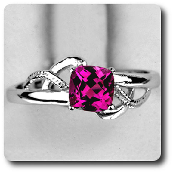 BAGUE TOURMALINE ROSE