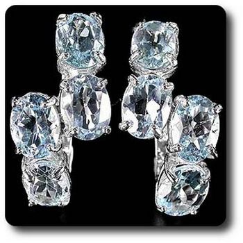 BLUE TOPAZ EARRINGS