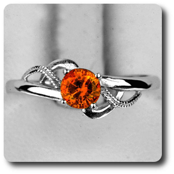 SPESSARTITE GARNET RING