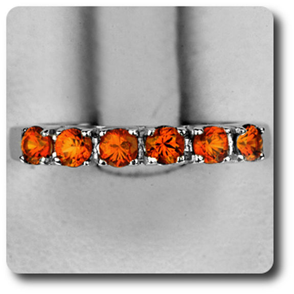 BAGUE SAPHIR ORANGE