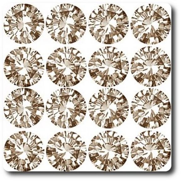 0.03 CT.  CHAMPAGNE DIAMOND. 2,00 MM. IF - VVS2-VS1  ( 1 piece )