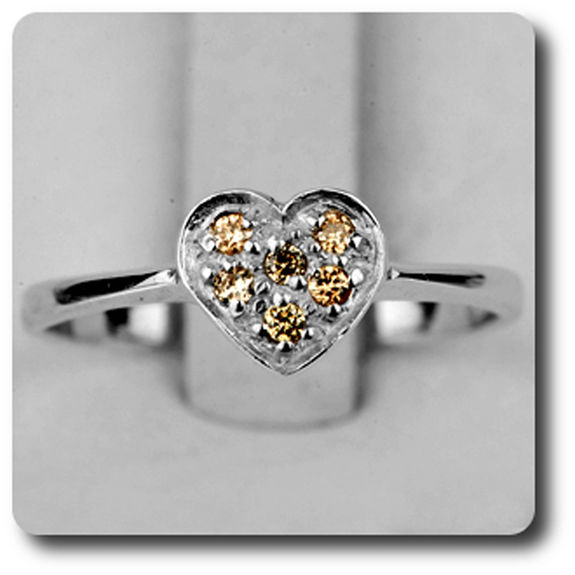 BAGUE DIAMANT CHAMPAGNE