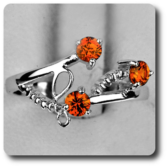 BAGUE GRENAT SPESSARTITE