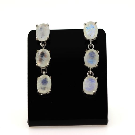 BOUCLES D'OREILLE PIERRE DE LUNE