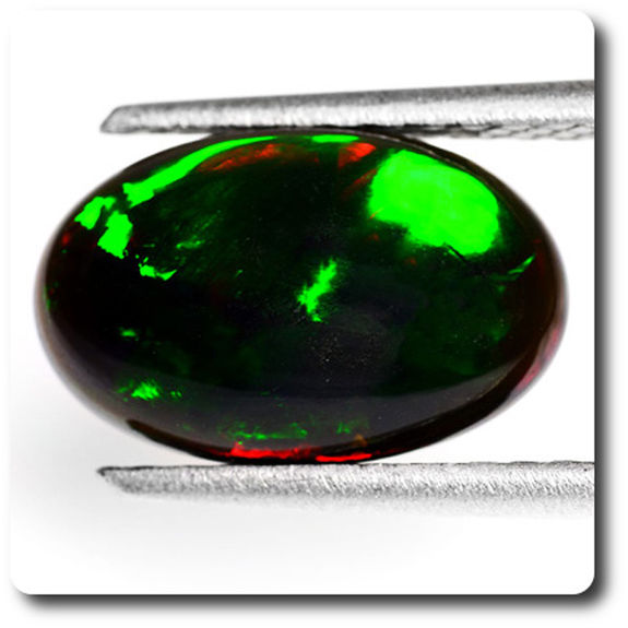 2,54 Ct Pierre opale semi-noire multicolore pour un beau bijou 2,54 Ct Pierre opale semi-noire multicolore pour un beau bijou