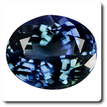 3.98 cts TANZANITE BLEU . IF