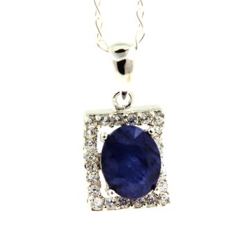 PENDENTIF SAPHIR BLEU