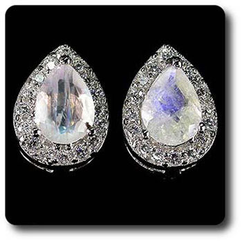 BOUCLES D'OREILLE PIERRE DE LUNE