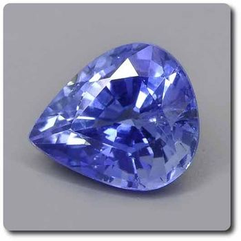 0.74 cts SAPHIR BLEU. VS . Non Chauffé.