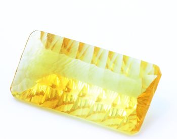 16.20 CT. NATURAL YELLOW FLUORITE. VVS1