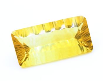 12.93 CT. NATURAL YELLOW FLUORITE. VVS1