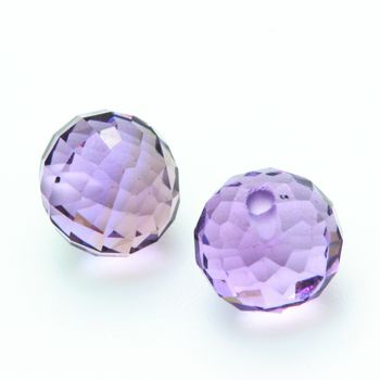 2.41 cts LOT DE 2 AMETHYSTE . VVS1