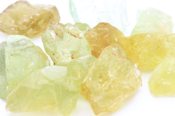 HELIODORE BERYL . ( vendu à l'unité ) .