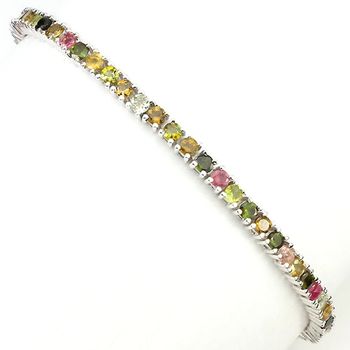 MULTICOLOR TOURMALINE BRACELET