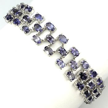 Bracelet Iolite Bleu Violet