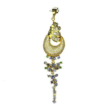 Tanzanite & Tsavorite Garnet  PENDANT