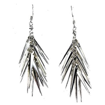 Boucles d'oreille en forme de feuilles