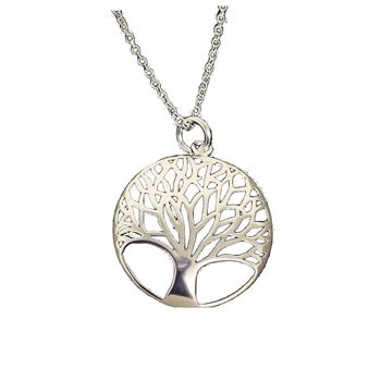 Pendentif Collier Arbre de vie Argent 925 + chaine