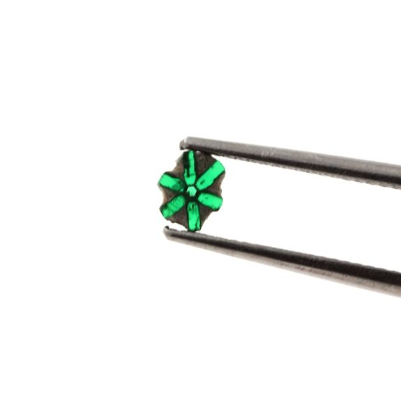 Emerald trapiche .0.18 cts.