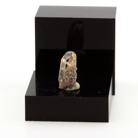 Topaze fumé + Gypse. 3.13 ct.