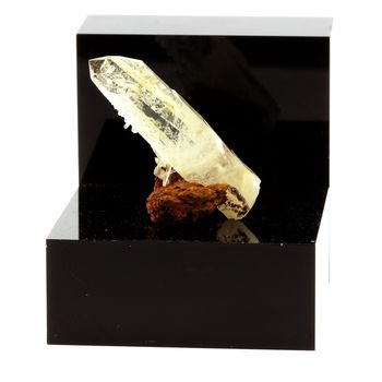 Quartz " cristal de roche " et Siderite. 53.4 ct.