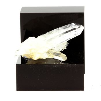Quartz " cristal de roche " et Siderite. 110.8 ct.