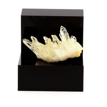 Quartz " cristal de roche " et Siderite. 79.7 ct.