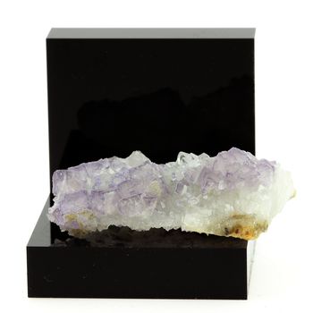 Purple fluorite with quartz.