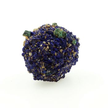 Chessylite ( Azurite ) + Cuprite.