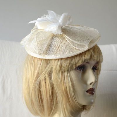 feathers - fuchsia, ivory or emerald green