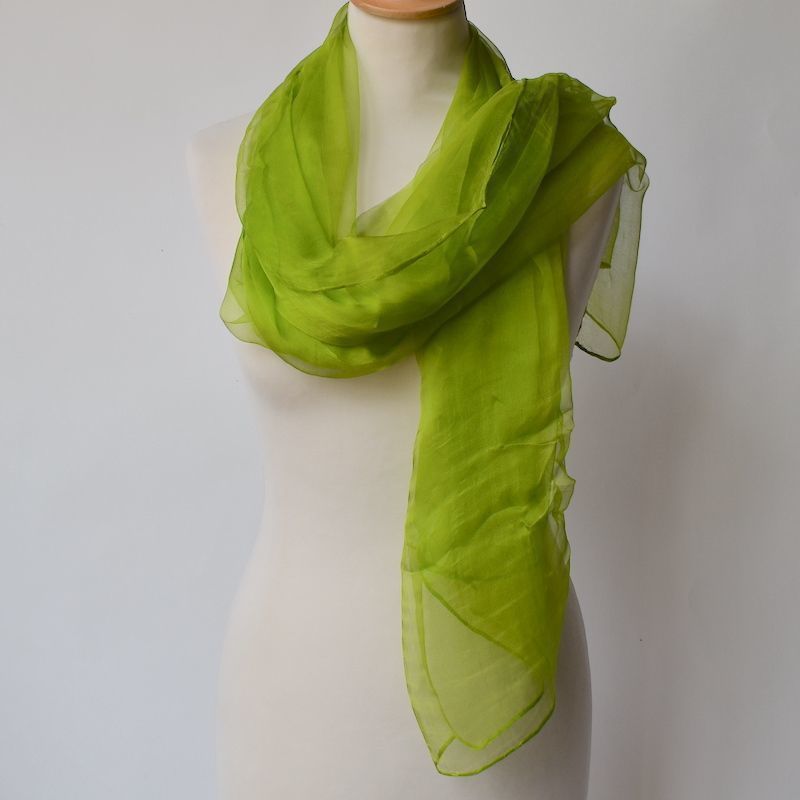 MELLIEX Echarpe Châle Femme En Mousseline Douce - Foulard Tulle Soie 200x85cm Noir Élégant Pour Mariage Et Soirée