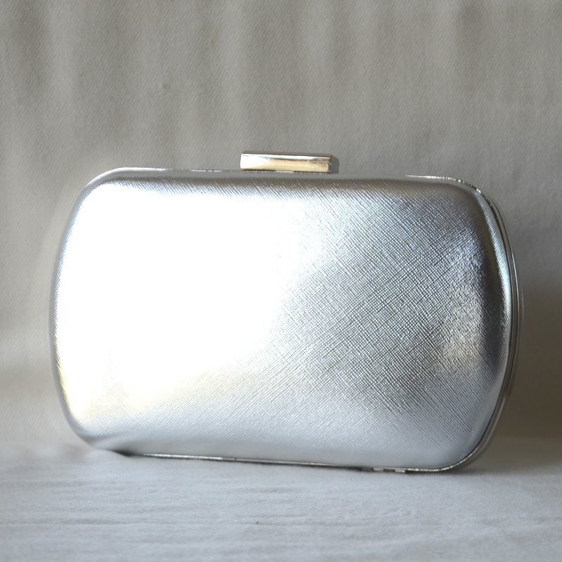 Pochette Ceremonie Mariage Soiree Argent Or Ou Rose Poudre