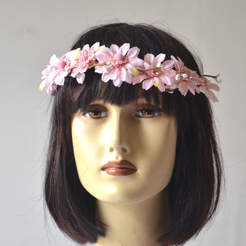 Flower Crown Pink Daisies Flower Crown Pink Daisies