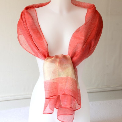 Etoles Dans Les Tons Orange Rouge Bordeaux