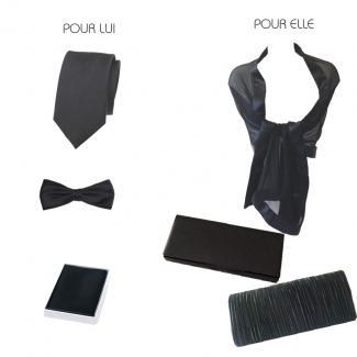 Wedding Evening Gala Black Partner Look