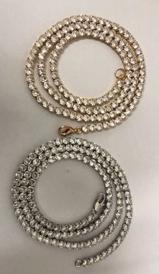 Collier chaîne tennis