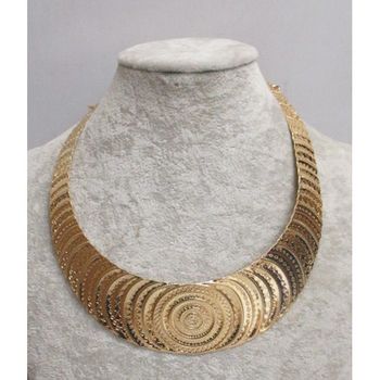 Egyptian torque jewelry fancy metal