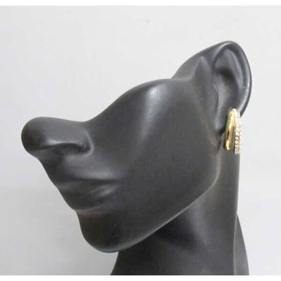 Khadija gold-plated steel earrings