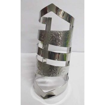silver geometric cuff bracelet
