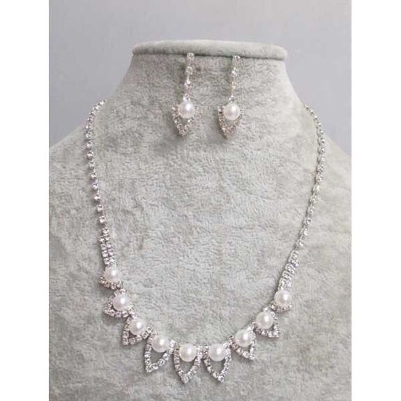parure strass perle mariage