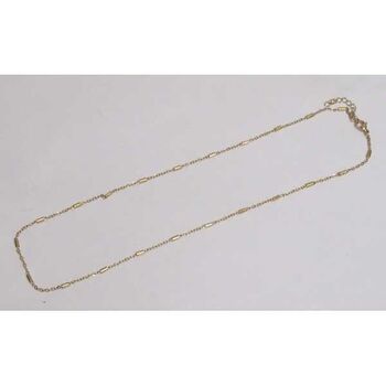 Jewelry chain mesh and tube in gold stainless steel