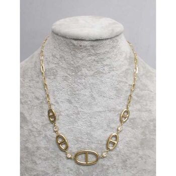 pendentif maillon acier